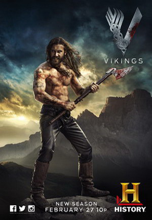 Vikings Seasons 1-2 dvd poster